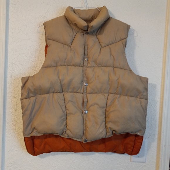 Vintage 90s Black Sheep Reversible Puffer Vest - Picture 5 of 8